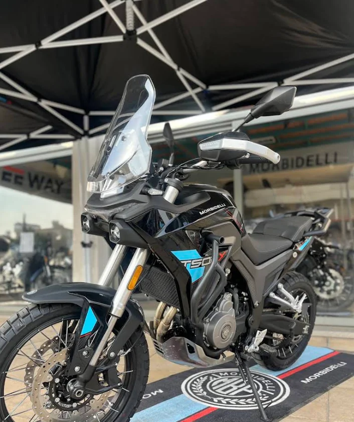 Morbidelli adventure motorcycle at Red Baron